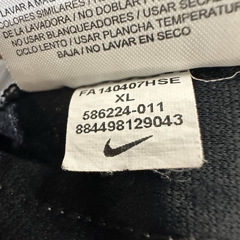 Nike Men's‎ Cash Pant Warm-Up Dri-Fit Athletic Black/Grey 586224-011 - Picture 7 of 12